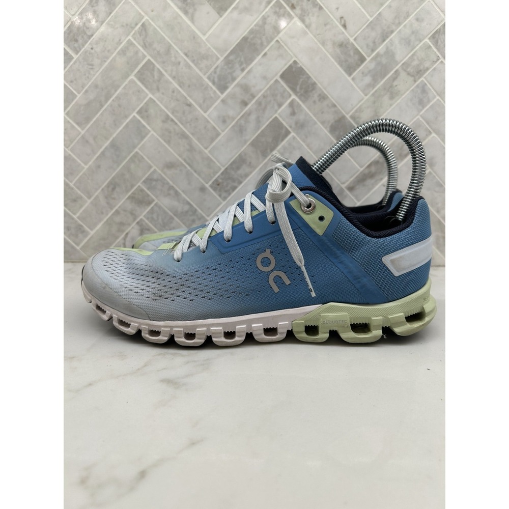 On Running Cloudflow 3 Running‎ Shoes Womens Size 6.5 Niagara Lace Up Sneakers